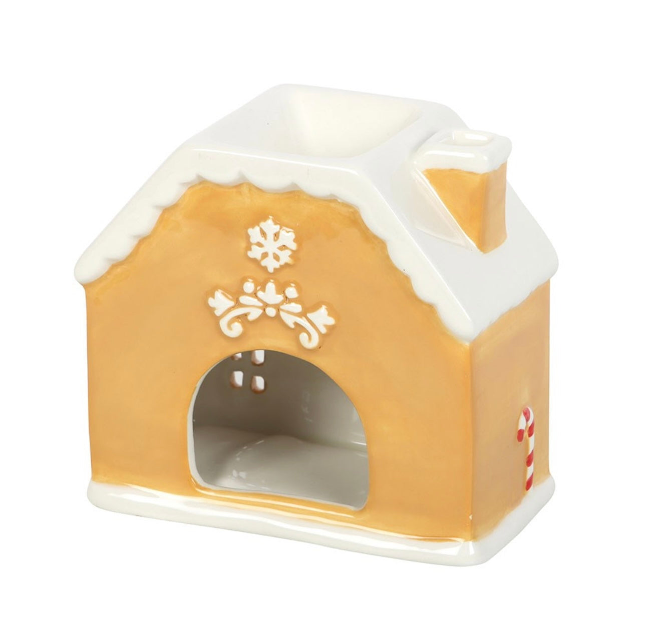 Candy Cane Gingerbread House Wax Melt Burner