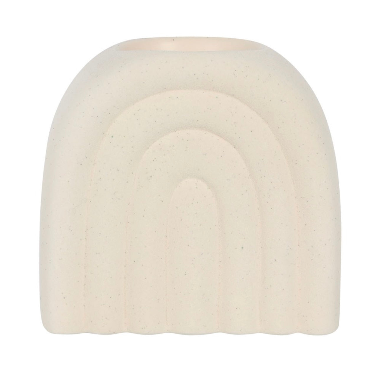 Cream Speckle Arch Wax Melt Burner