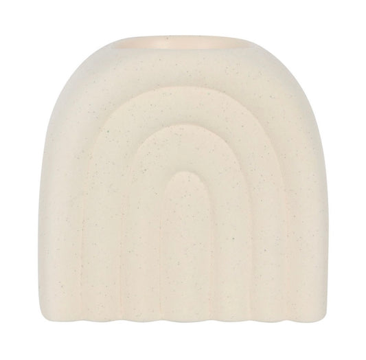 Cream Speckle Arch Wax Melt Burner
